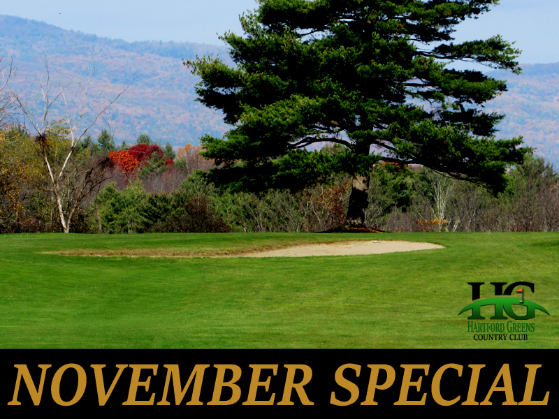 November Golf Special at Hartford Greens Country Club