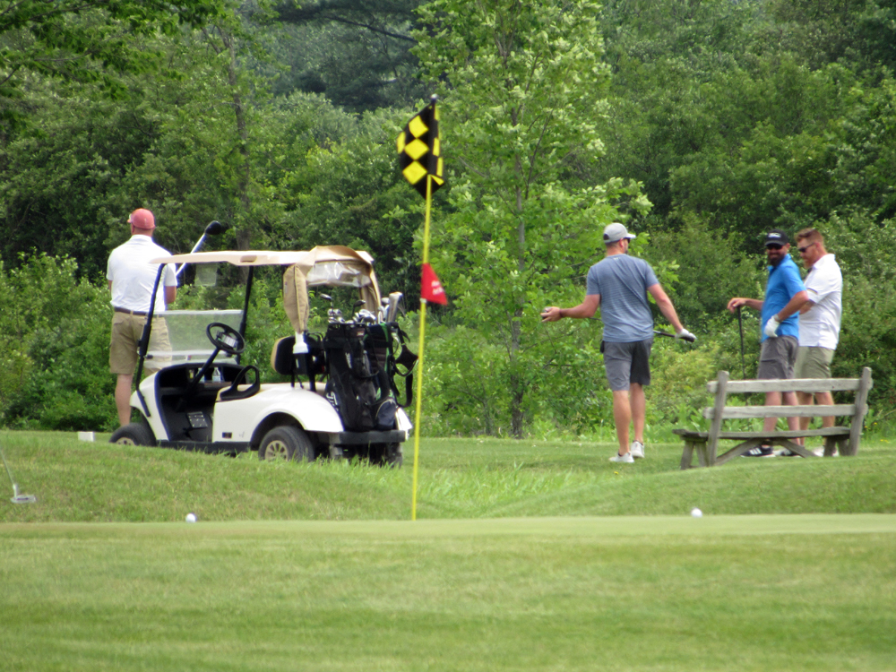 Team Happy took first place in the Geraghty Fundraiser golf tournament on June 26, 2021