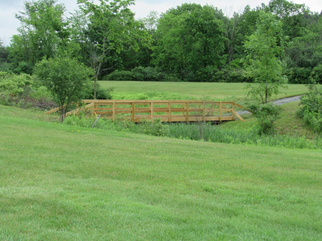 bridges were replaced all throughout the course cart path in 2021