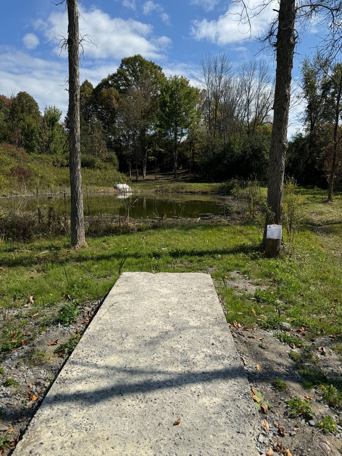 Albatross Creek disc golf at Hartford Greens Country Club