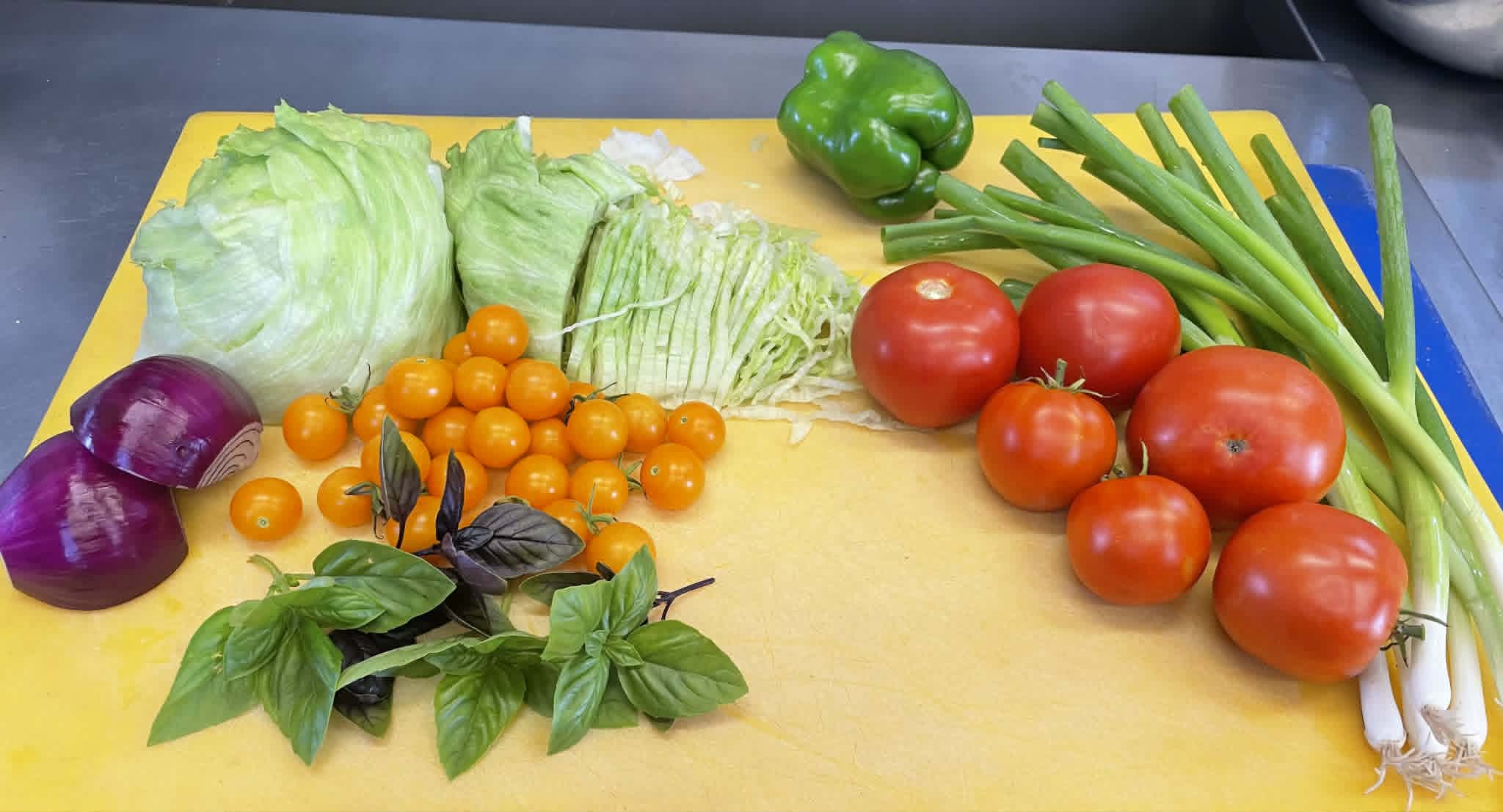 The Grazin' Grill's produce